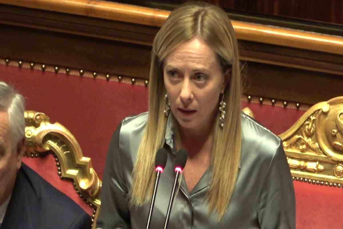 La presidente del Consiglio Giorgia Meloni