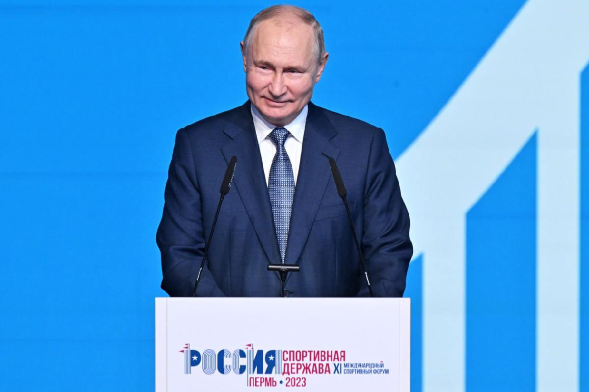 Presidente russo Vladimir Putin