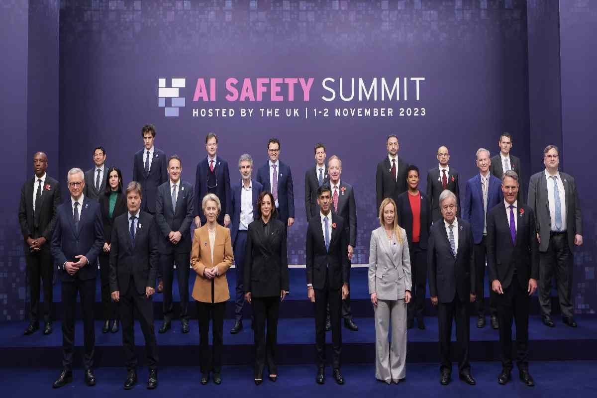 AI Safety summit a Bletchley Park, nel Regno Unito