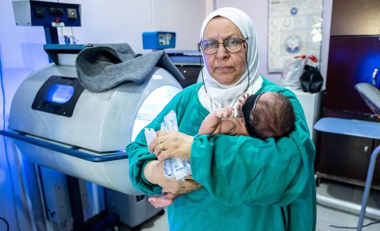 Allarme incubatrici a Gaza