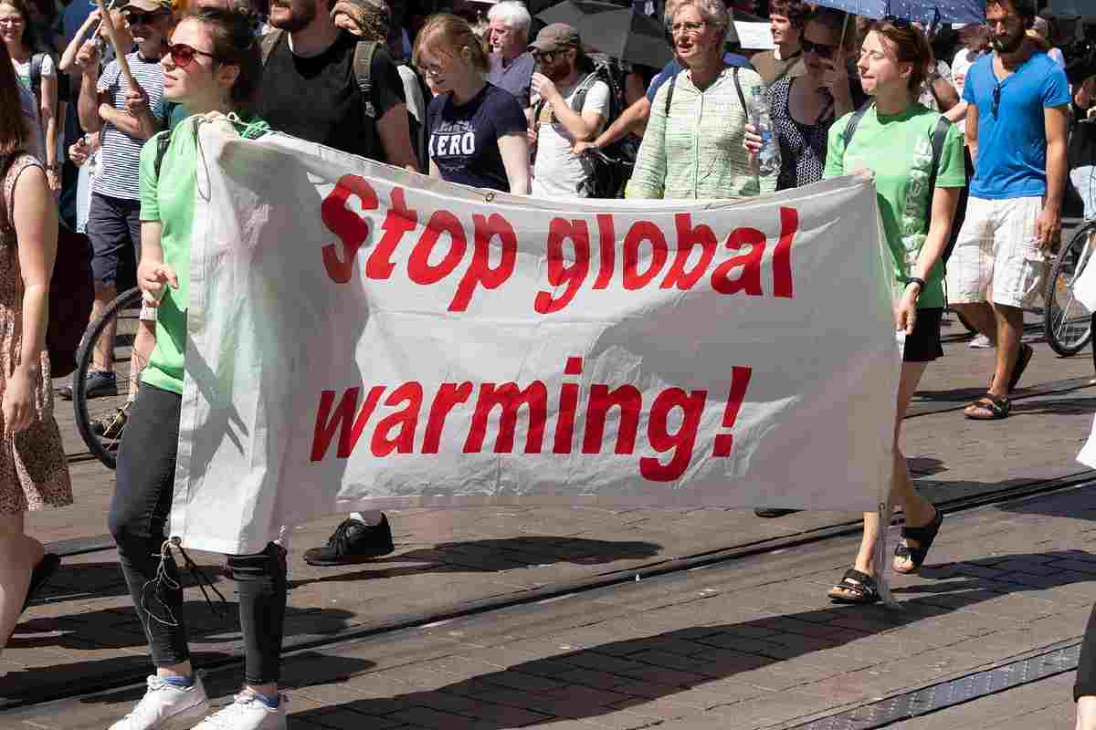 Manifestazione contro il cambiamento climatico