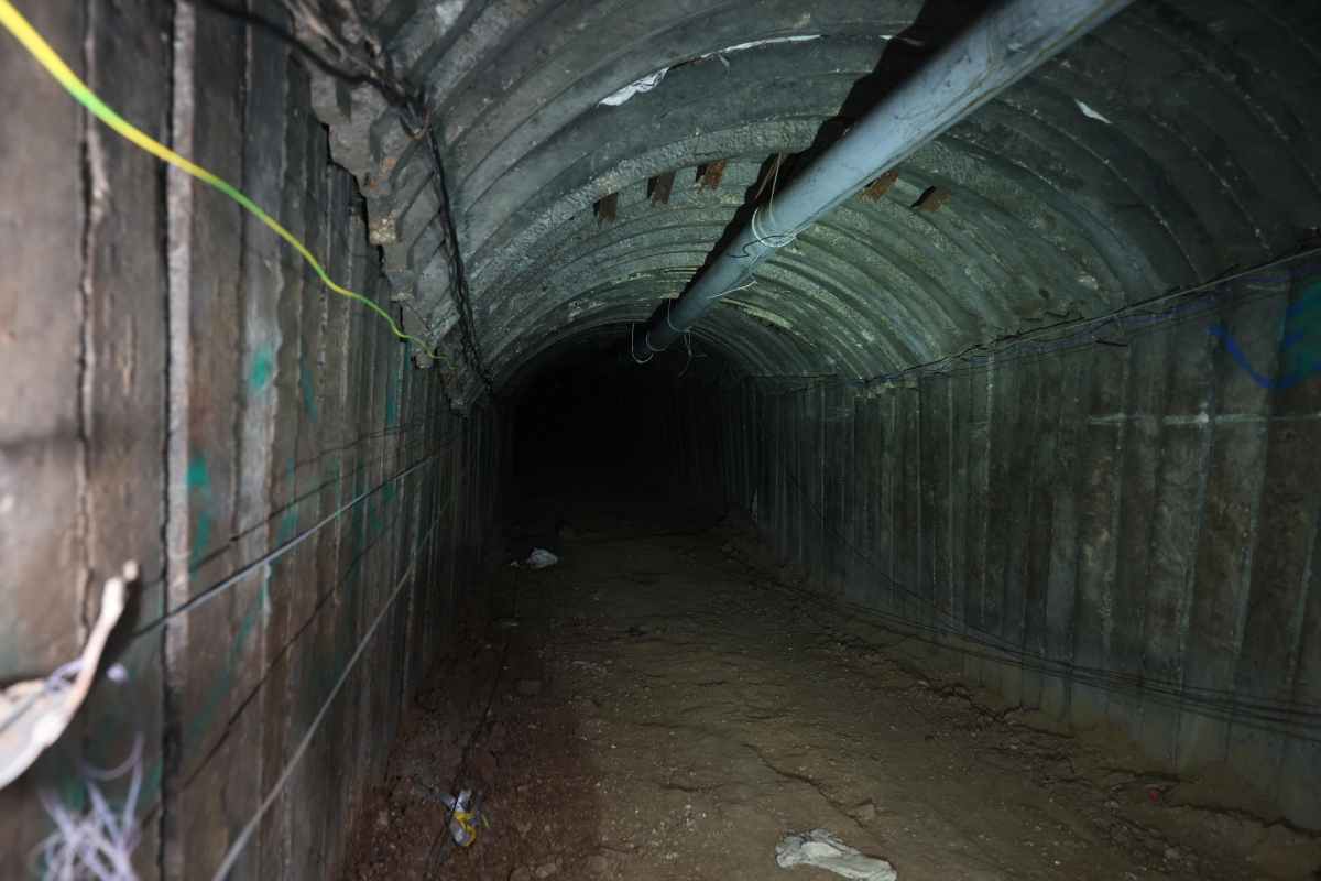 Tunnel vicino al confine israeliano
