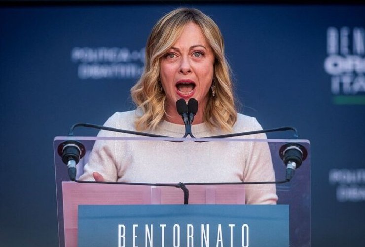 La presidente del Consiglio Giorgia Meloni ad Atreju