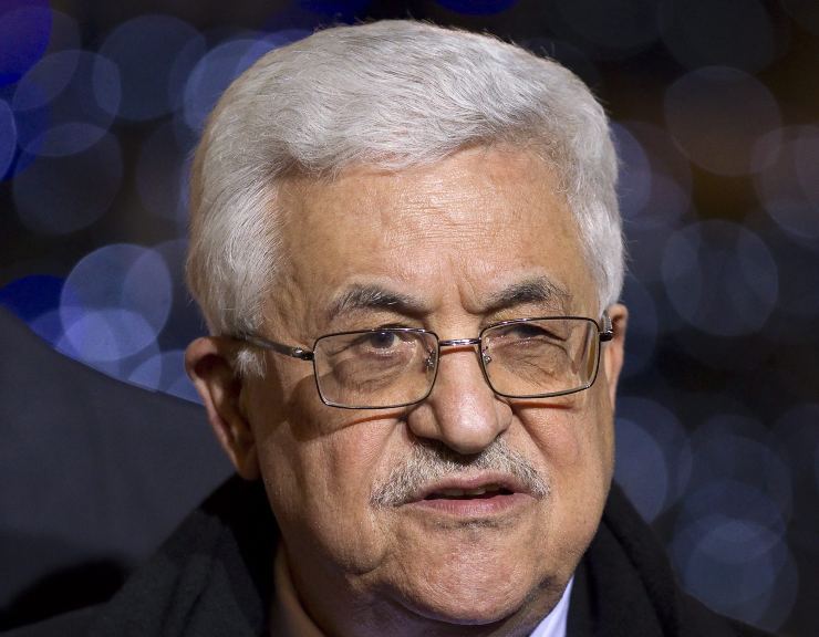 Nella foto vediamo il presidente della Palestina Maḥmūd ʿAbbās