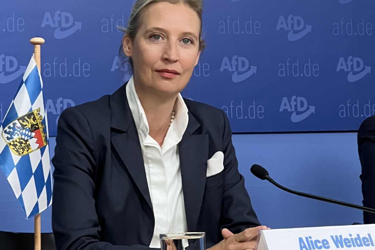 La segretaria di Afd, alternativa per la Germania, Alice Weidel