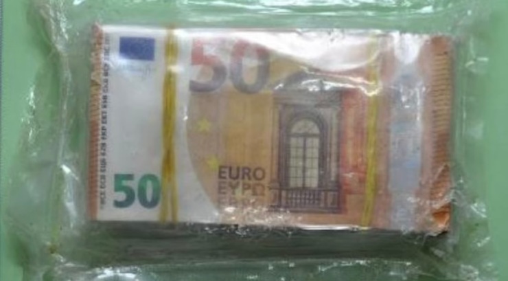 Busta termosaldata con 10mila euro