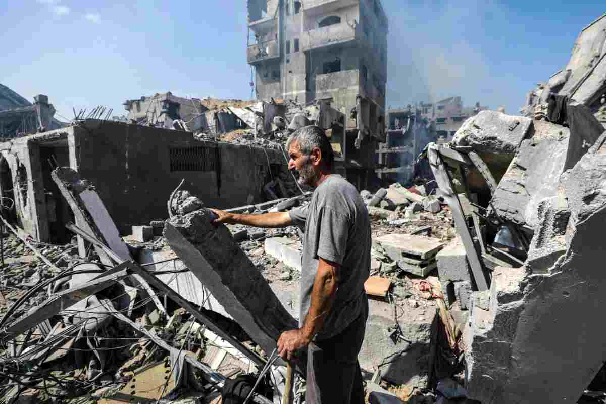 Distruzione a Gaza